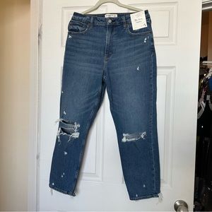 Abercrombie & Fitch A&F Curve Love The Mom Jean